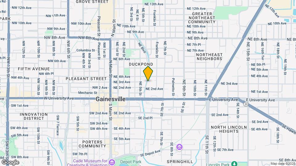 215 NE Blvd Map and Location Details