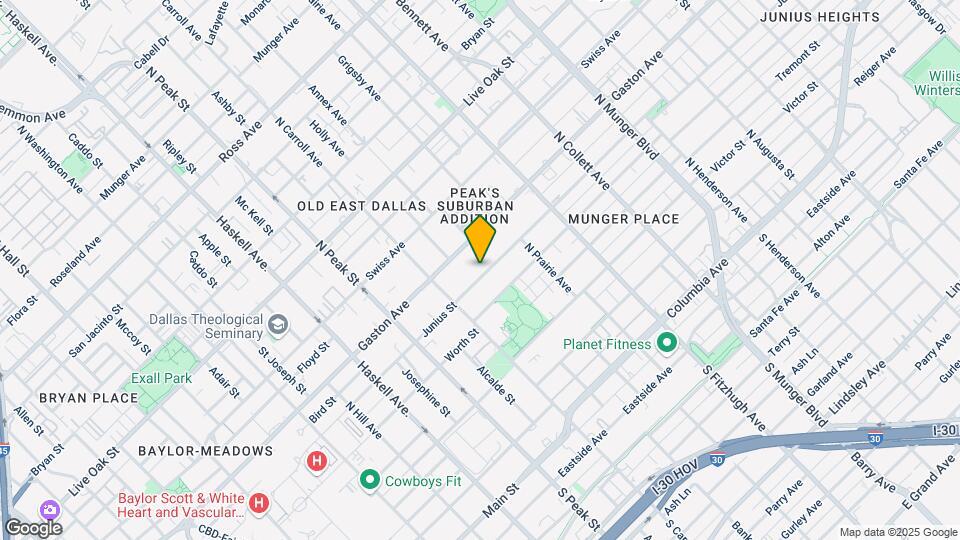 4609 Junius St Map and Location Details