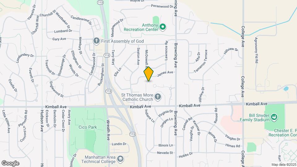 2038 Shirley Ln Map and Location Details