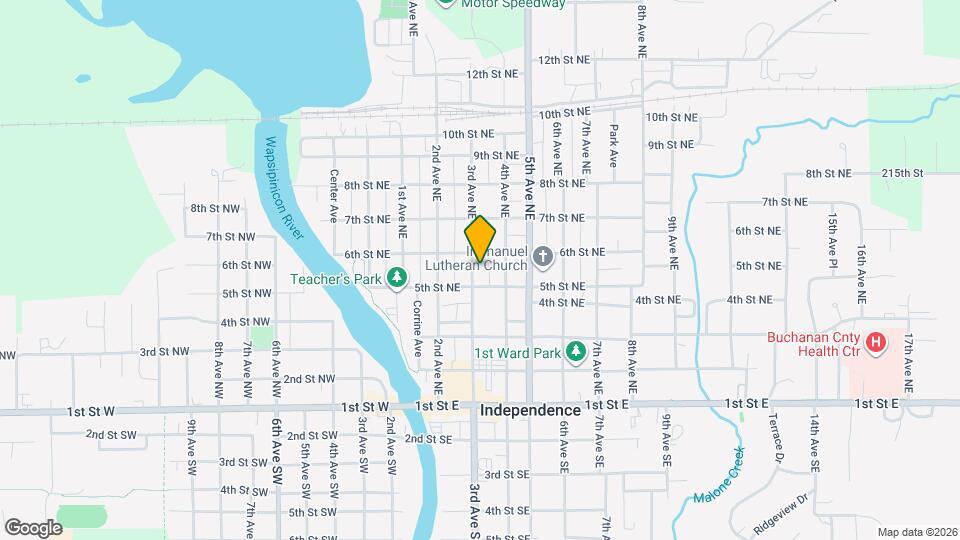 510 3rd Ave NE, Unit Upper Map and Location Details