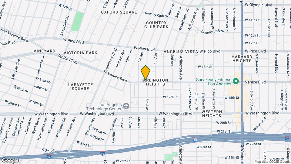 3527 Venice Blvd Map and Location Details