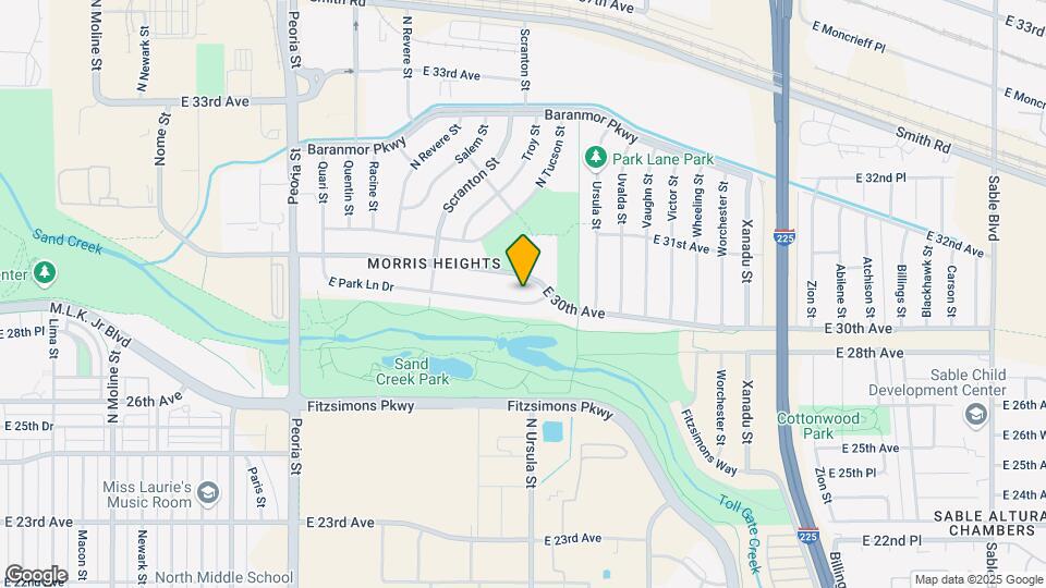 12863 E Park Ln Dr Map and Location Details
