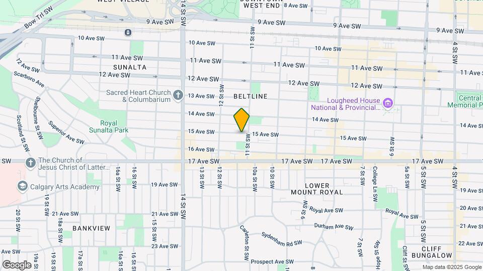 1507 11 St SW Map and Location Details