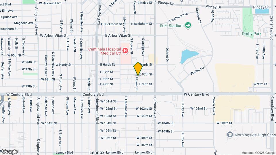 600 E. 97th St. Mapa y Detalles de la Ubicación