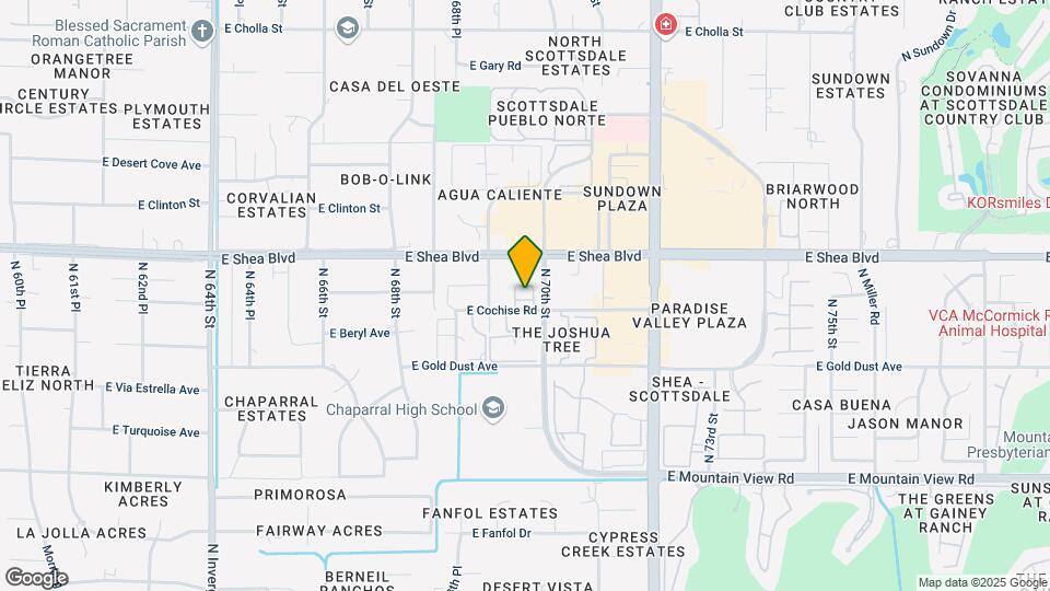 6940 E Cochise Rd Map and Location Details