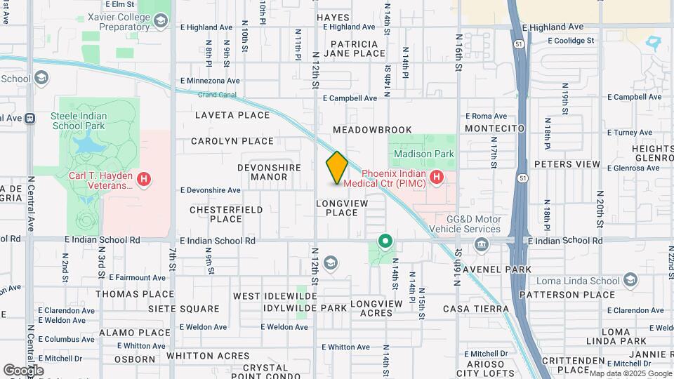 Longview Place Apartments Map and Location Details