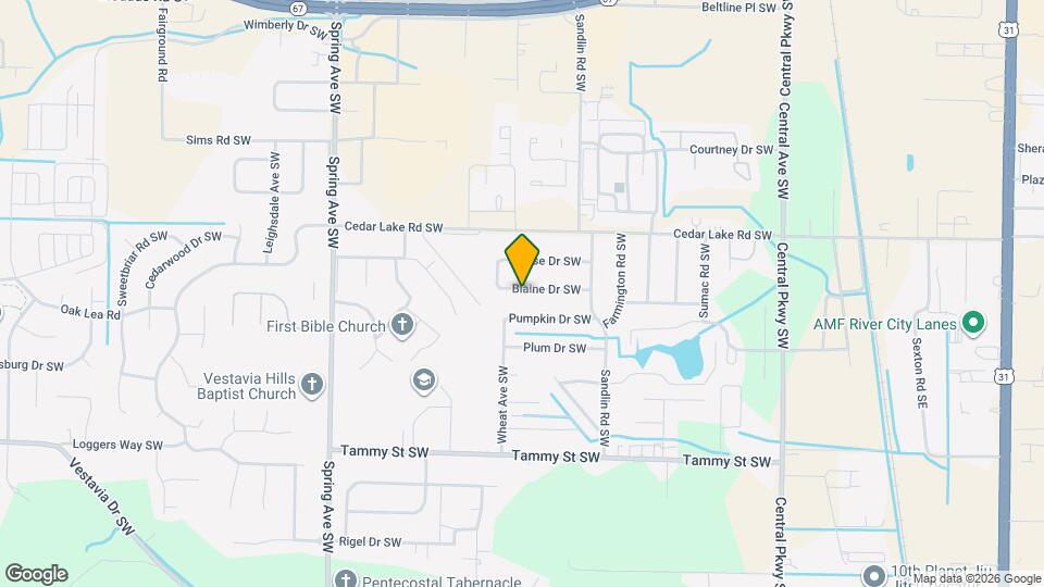 605 Blaine Dr SW Map and Location Details