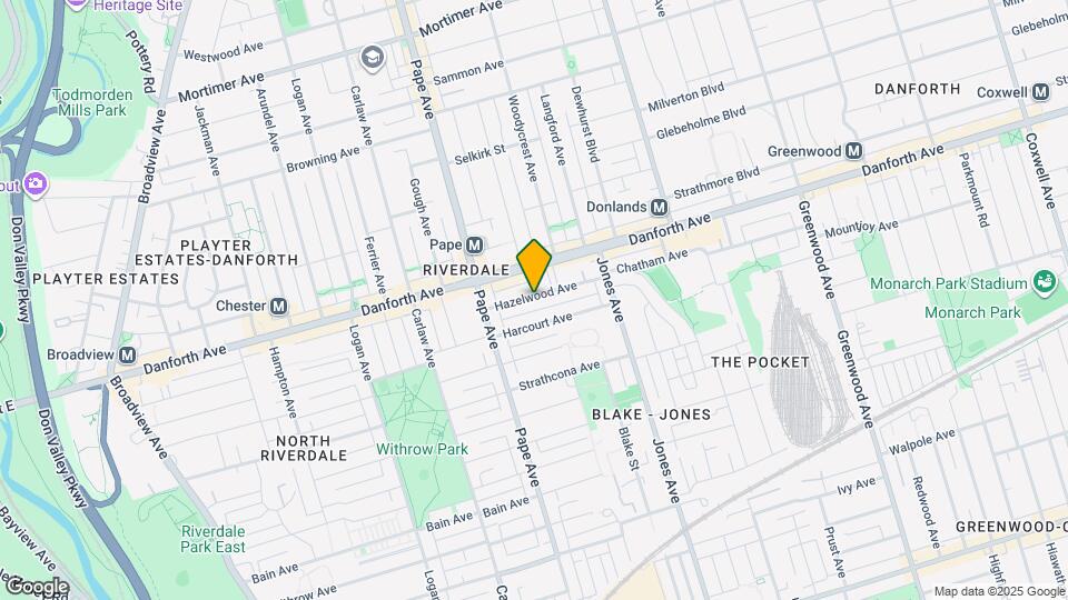 47 Hazelwood Ave Map and Location Details