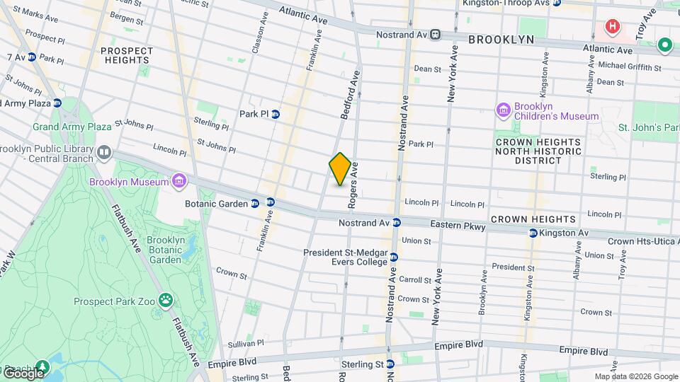 677 Lincoln Pl Map and Location Details