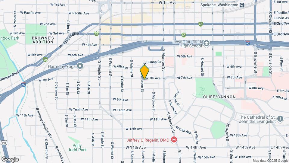 705 S Jefferson St Map and Location Details