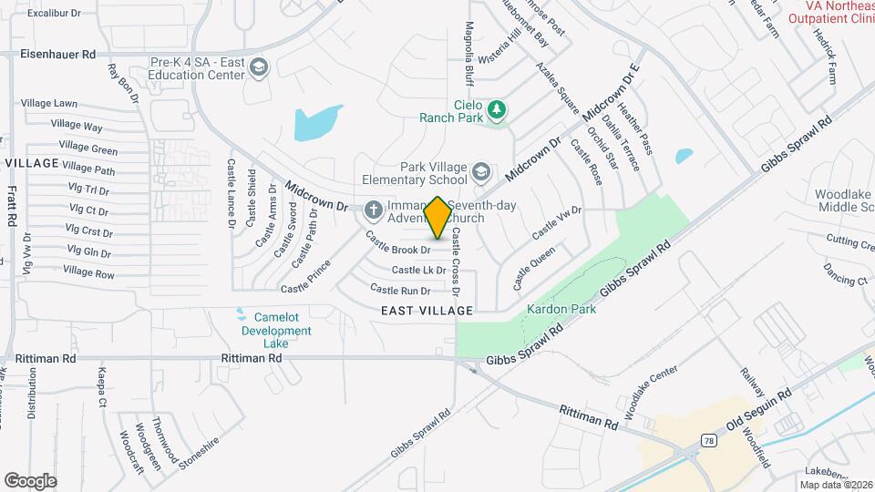 5855 Castle Brook Dr Map and Location Details