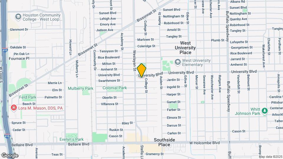 3916 Swarthmore St Mapa y Detalles de la Ubicación