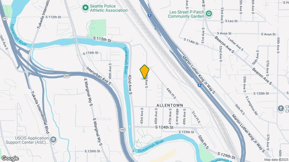 11847 44th Ave S Map and Location Details