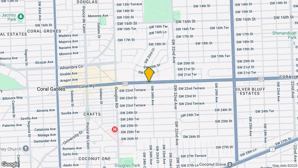 3410 Coral Wy Map and Location Details