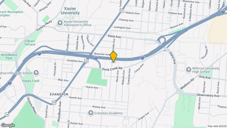 3520 Trimble Ave Map and Location Details