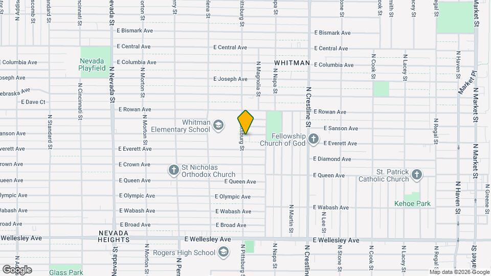 1710 E Sanson Ave Map and Location Details