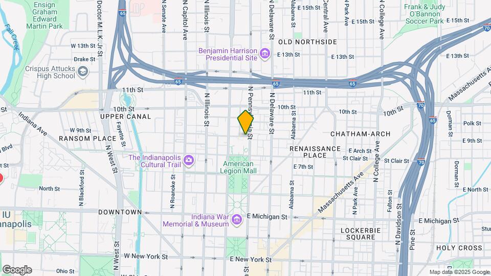 241 E 9th St Map and Location Details