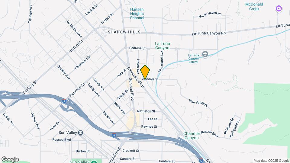 10712 Vinedale St Mapa y Detalles de la Ubicación