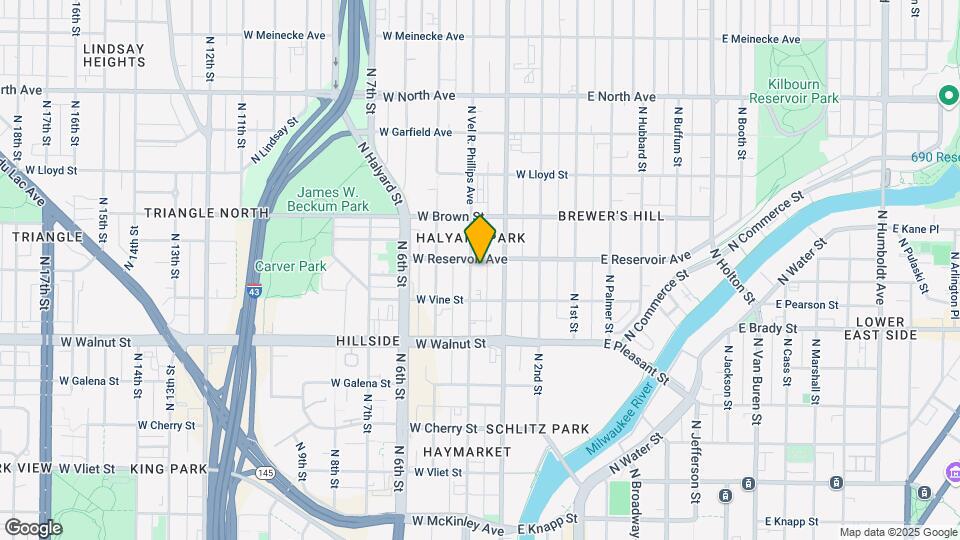 1846 N 4th St Map and Location Details