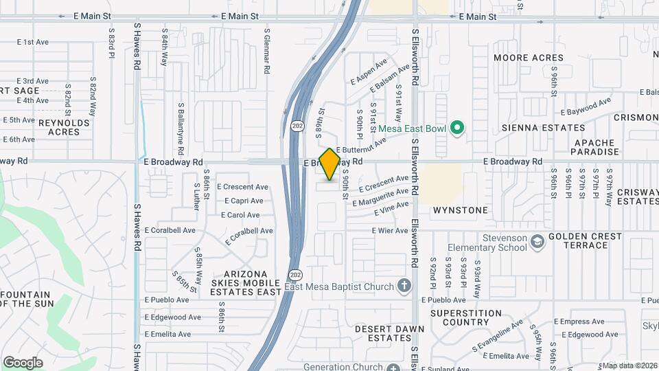 8935 E Capri Ave Map and Location Details