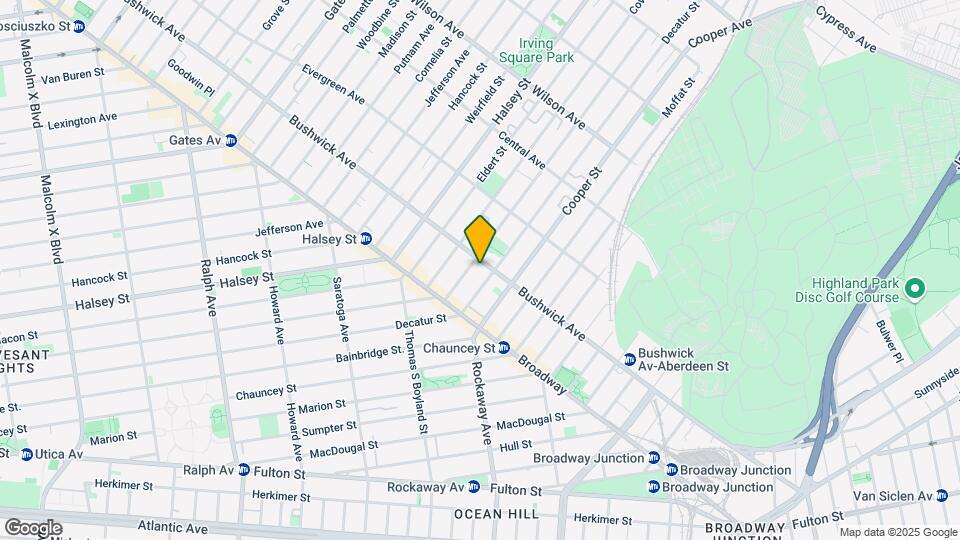 1352 Bushwick Ave-Unit -2 Map and Location Details