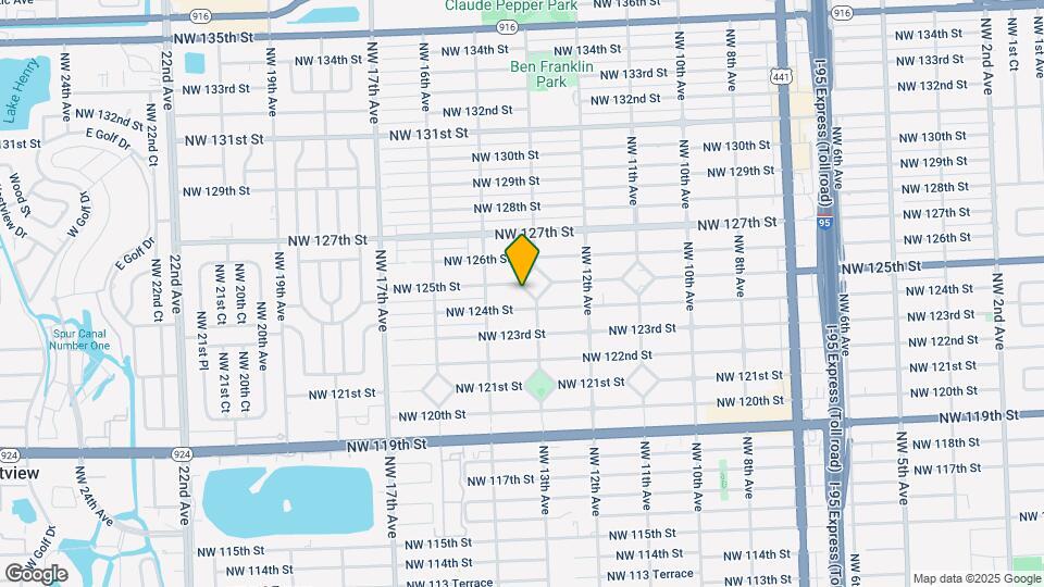 12450 NW 13th Ave Map and Location Details