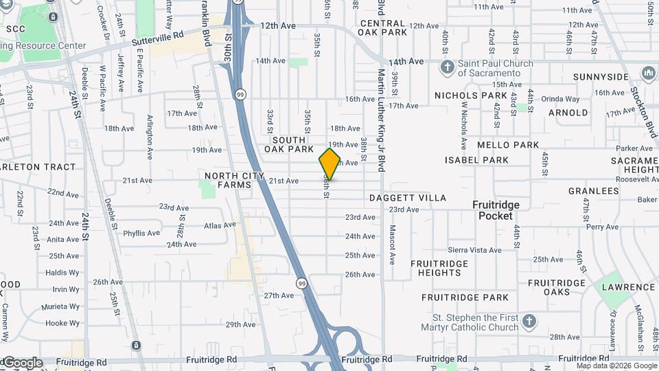 4605 36th St Map and Location Details
