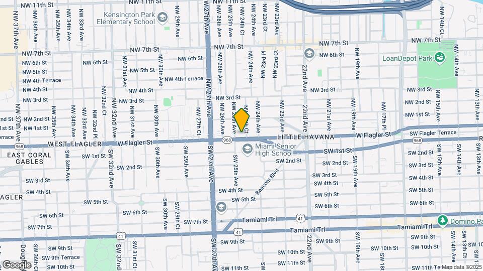 2465 W Flagler St Map and Location Details