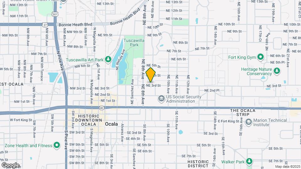 829 NE 3rd St Map and Location Details