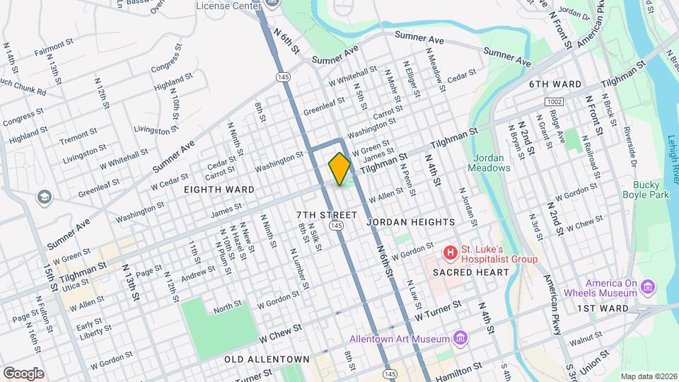 638 Park St Map and Location Details