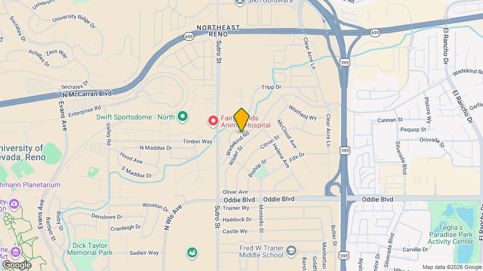 1943 Wedekind Rd Map and Location Details