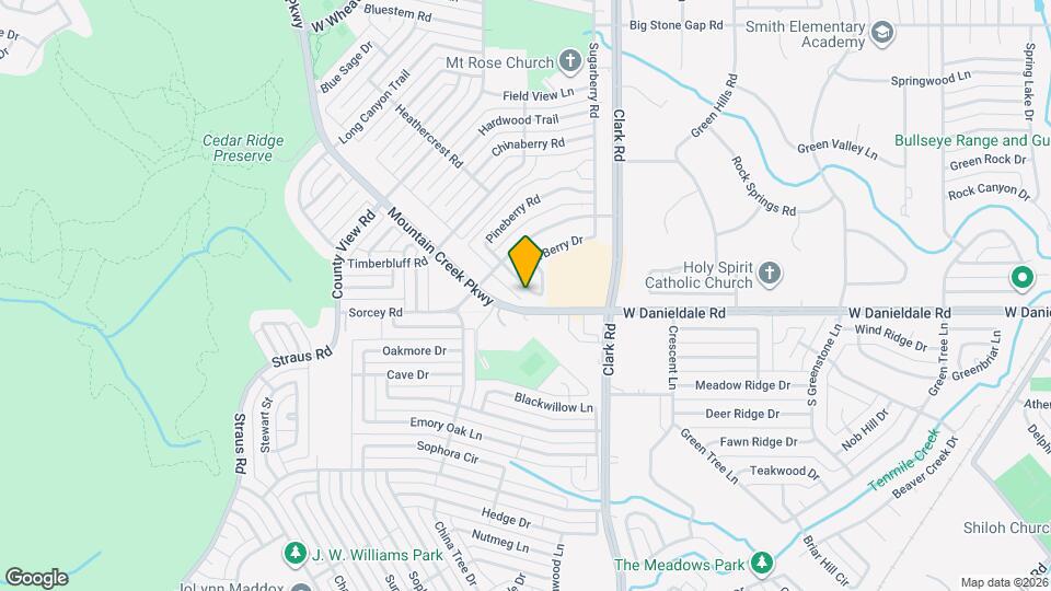 7447 Pineberry Rd Map and Location Details