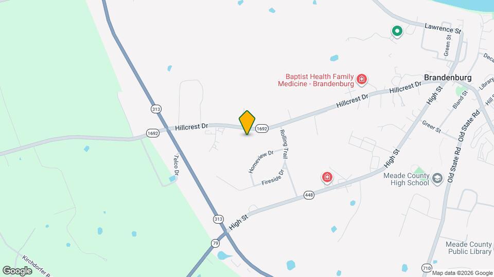 757 Hillcrest Dr Mapa y Detalles de la Ubicación