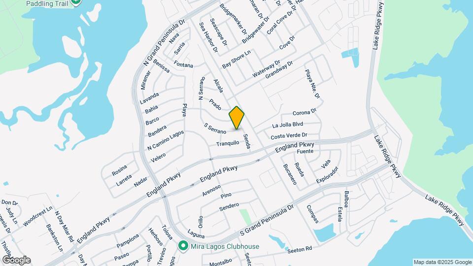 2811 S Serrano Map and Location Details