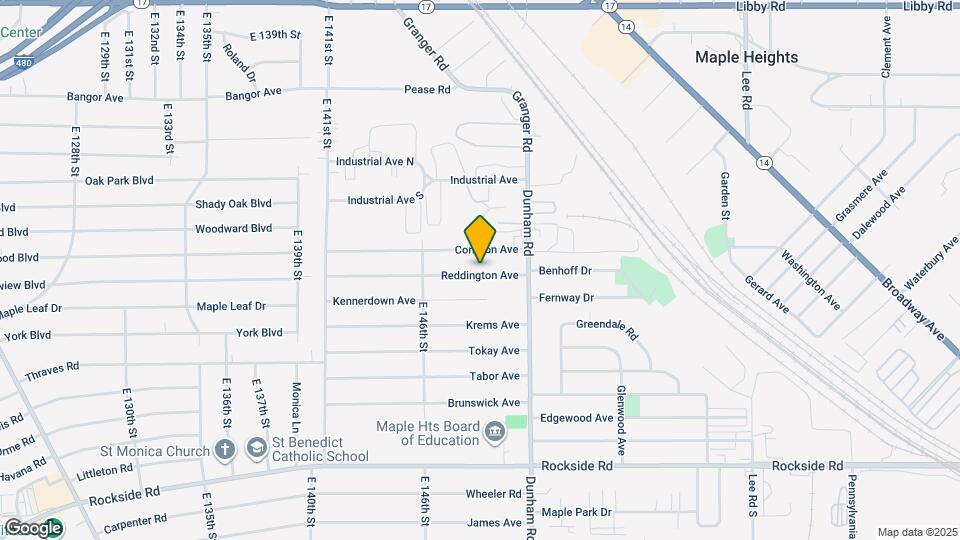 14901 Reddington Ave Map and Location Details