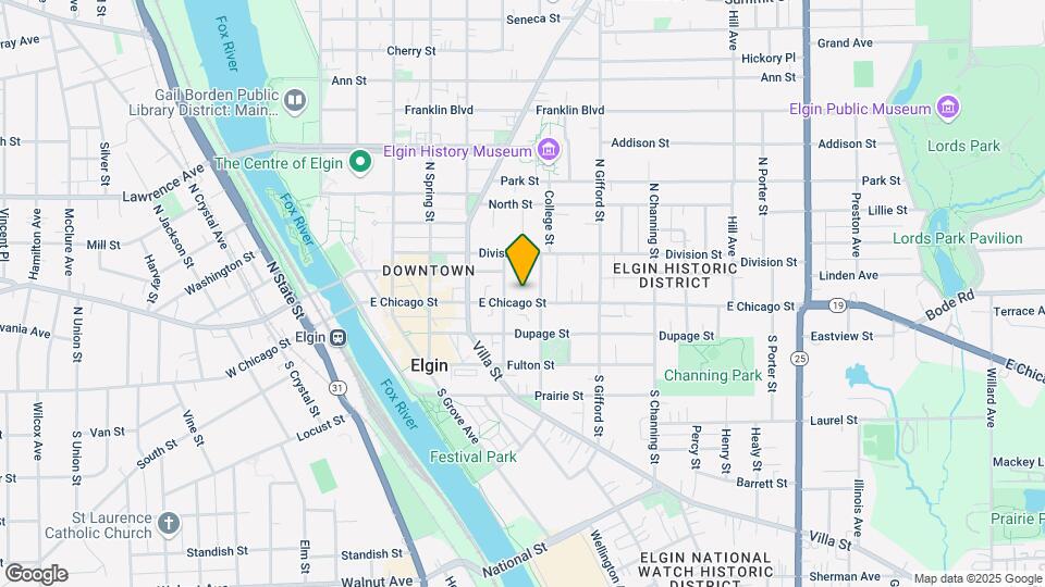 314 E Chicago St Map and Location Details