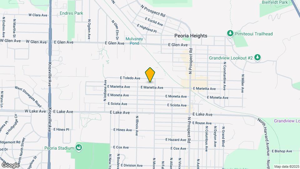 909 E Marietta Ave, Unit B Map and Location Details