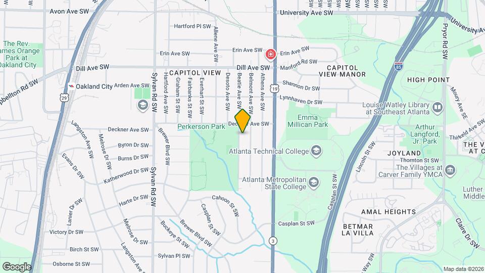 1534 Beatie Ave SW Mapa y Detalles de la Ubicación