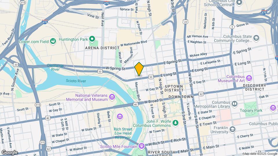 12 W Gay St, Unit 454.1394966 Mapa y Detalles de la Ubicación