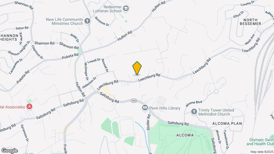 6349 Leechburg Rd Map and Location Details