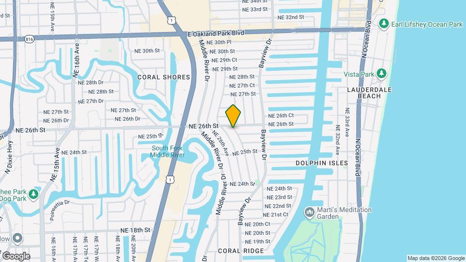 2549 NE 27th Ave Mapa y Detalles de la Ubicación