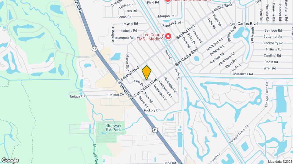 19039 Coconut Rd Map and Location Details