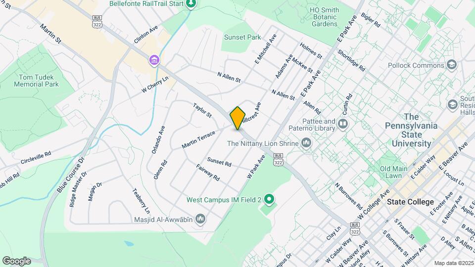 714 N Atherton St Mapa y Detalles de la Ubicación