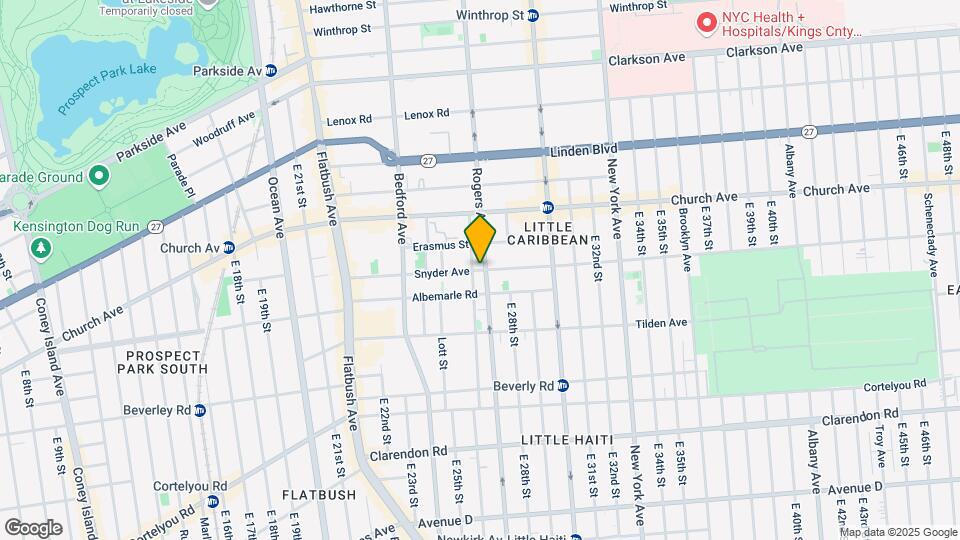 2605 Snyder Ave Map and Location Details