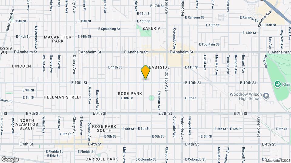 2901 E 10th St Map and Location Details