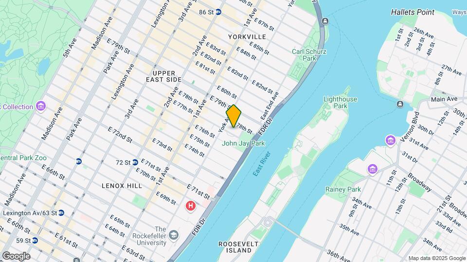 517 E 77th St Map and Location Details