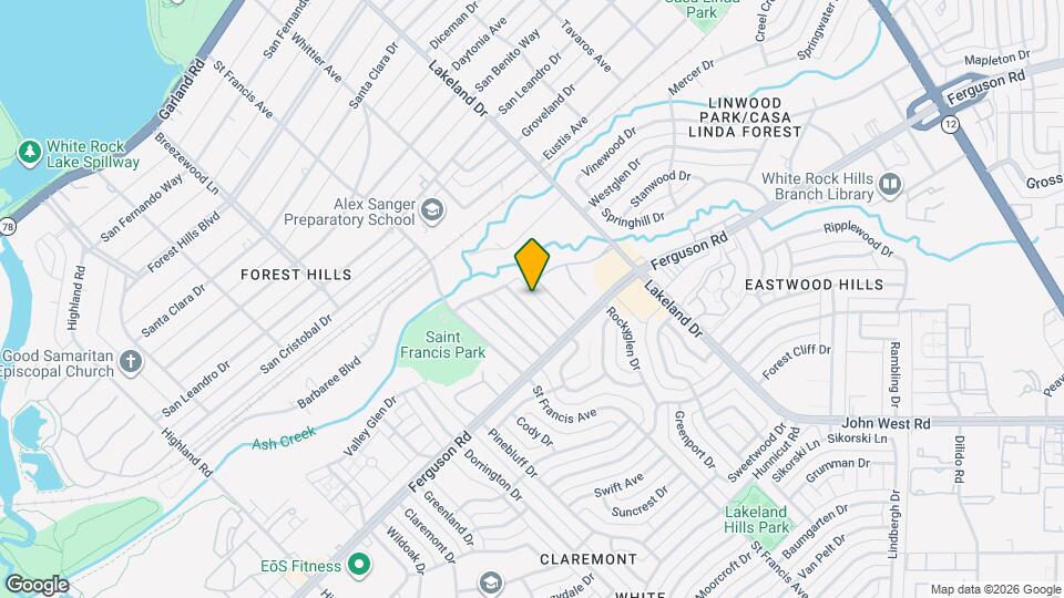 2125 Forest Oaks Dr Map and Location Details