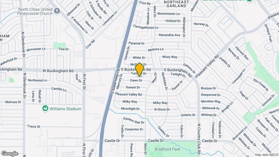 629 Dawn Dr Map and Location Details