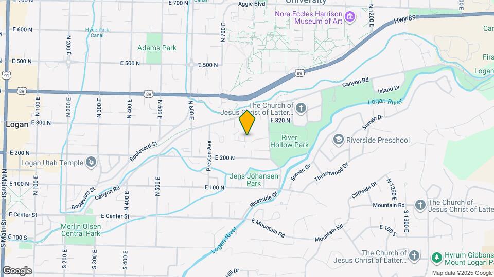 825 E 275 N Map and Location Details