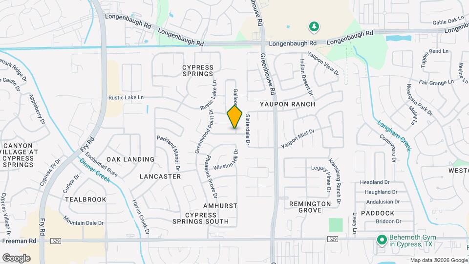 19802 Hidden Shadow Ln Map and Location Details